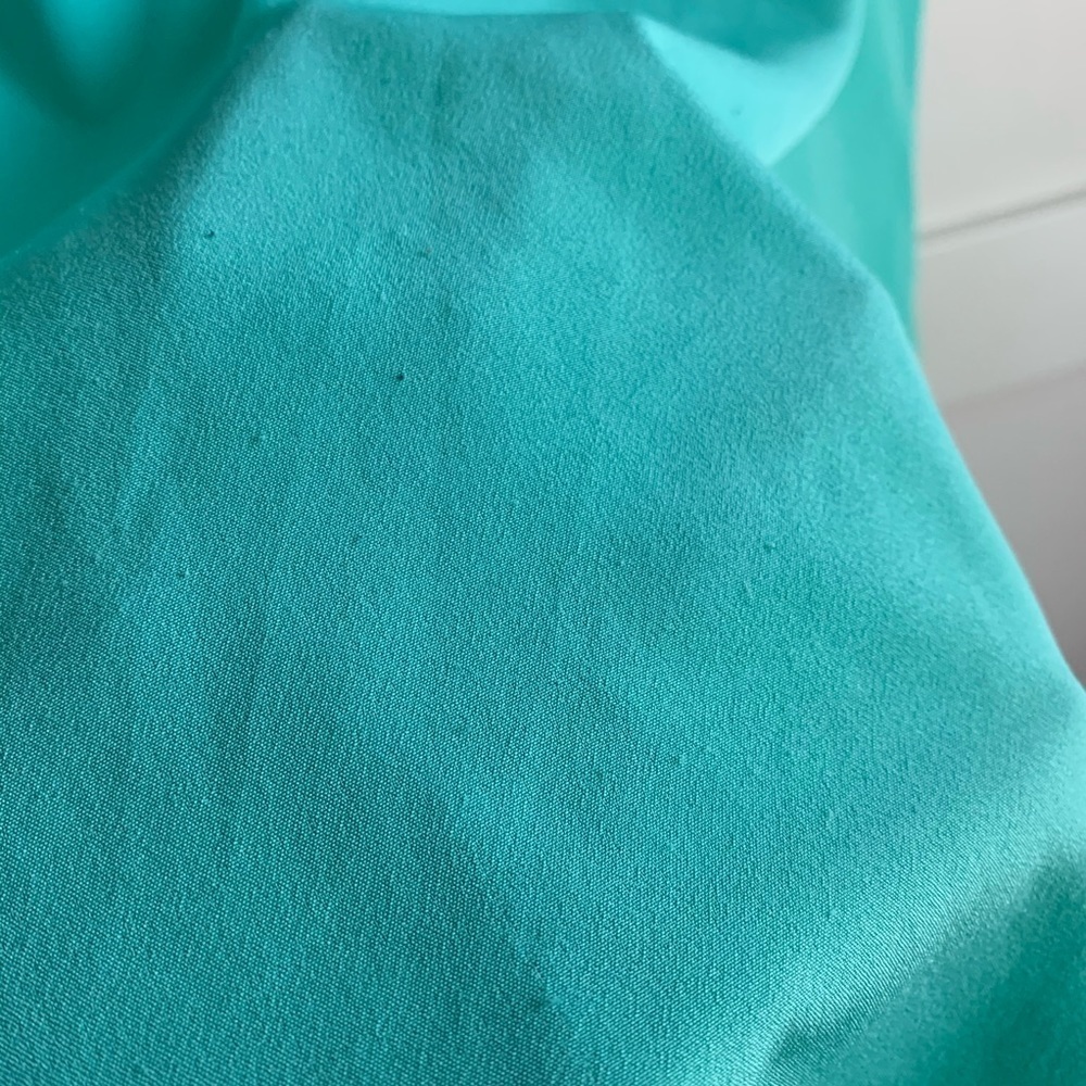 Frenchi Turquoise Short Sleeve Blouse - Picture 7 of 7